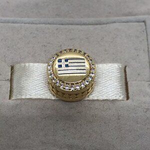 🔥🔥Pandora Greece Flag Charm Bead Charm Travel Charm |S925 Sterling Silver